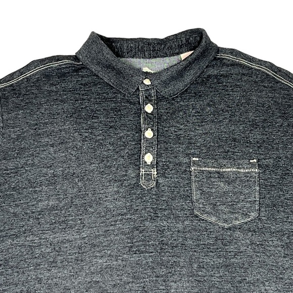 TOMMY BAHAMA Relax Island Modern Fit Charcoal Grey Men's Polo Shirt Size L - Picture 3 of 16